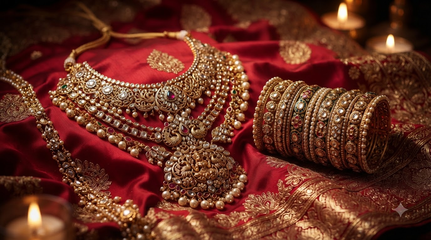 Aggarwal Jewellers Complete Bridal Set