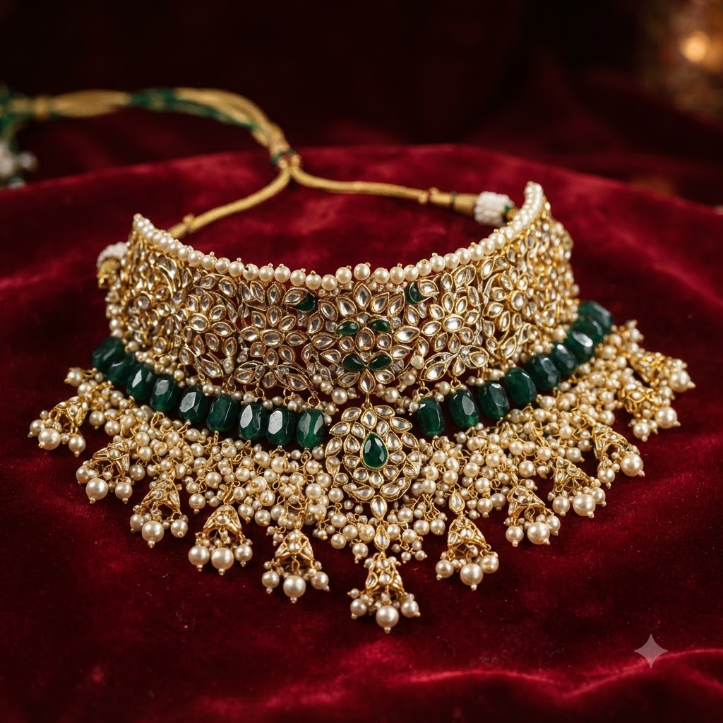 Kundan & Polki Royal Bridal Necklace