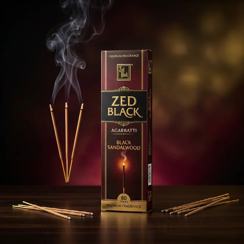 Zed Black Agarbatti - Matchboxes & Candles