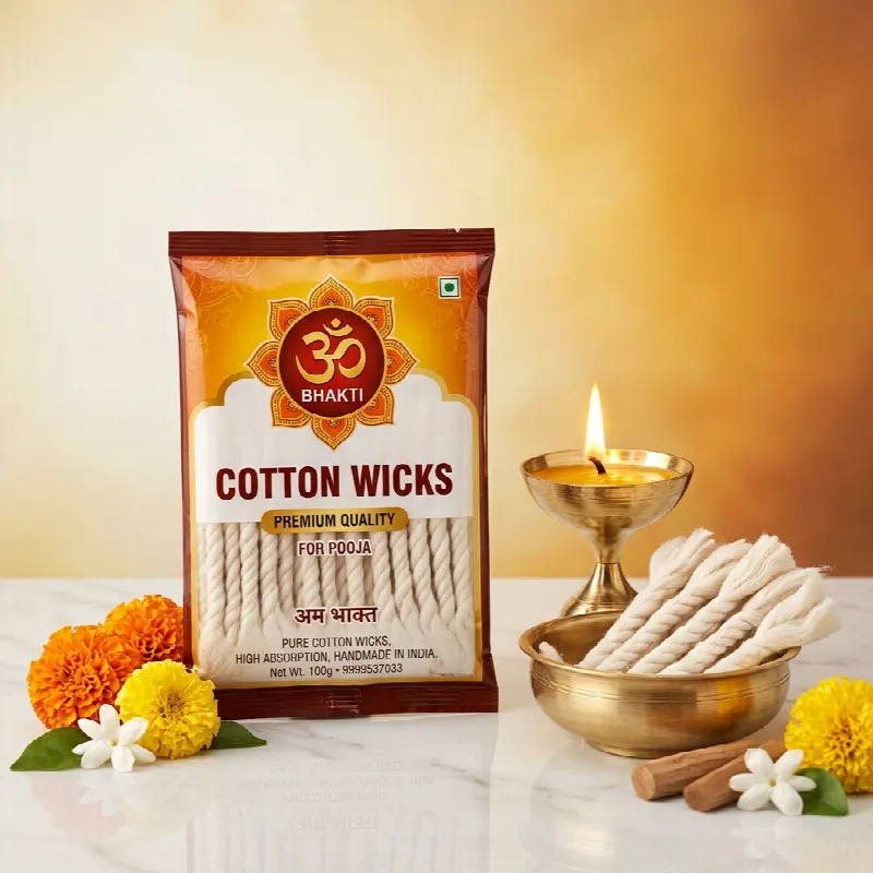 Om Bhakti Cotton Wicks