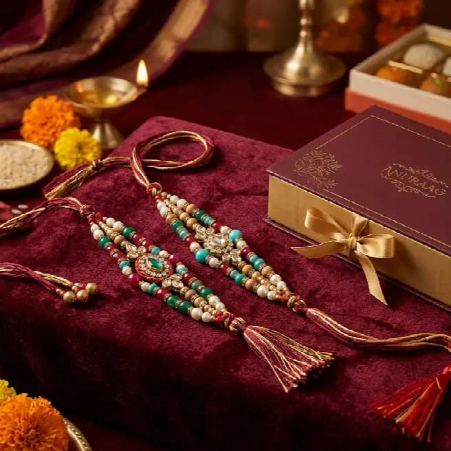 Handmade Beads Rakhi