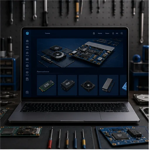 LaptopParts.in website project