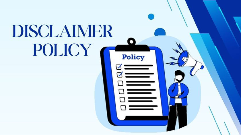 Disclaimer policy